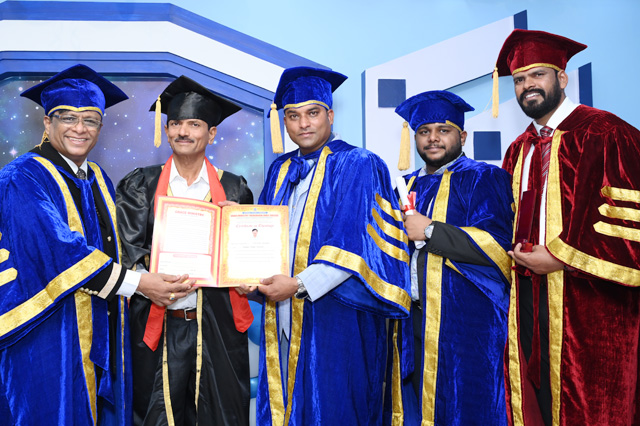 On Saturday, March 16th, 20 students from Grace Ministry Theological Bible College, Bangalore, which is associated with United Theological Research University, were awarded Certificates of B.Th by Bro Andrew Richard. 